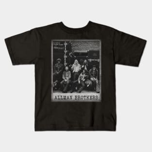 The Allman Brothers // Minimalist Fanart Kids T-Shirt